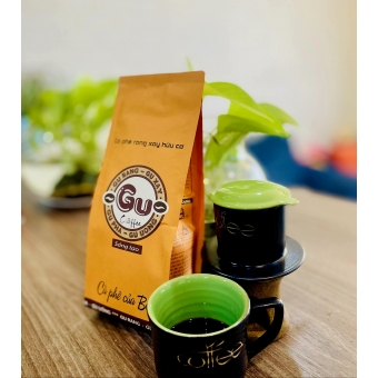 Cà phê Rang xay Hữu Cơ (Organic) GU COFFEE Sáng tạo